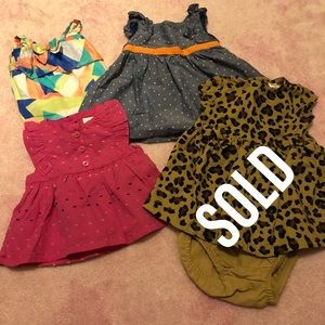 (3) Baby Girls Dresses